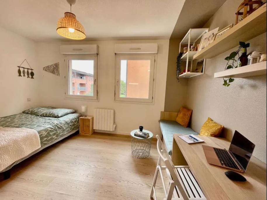 Studio Orchidee - Metro Arenes - Hopital A 5 Mn Toulouse Exterior foto